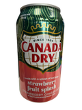 Canada Dry Strawberry Fruit Splash 355ML - U.S Edition