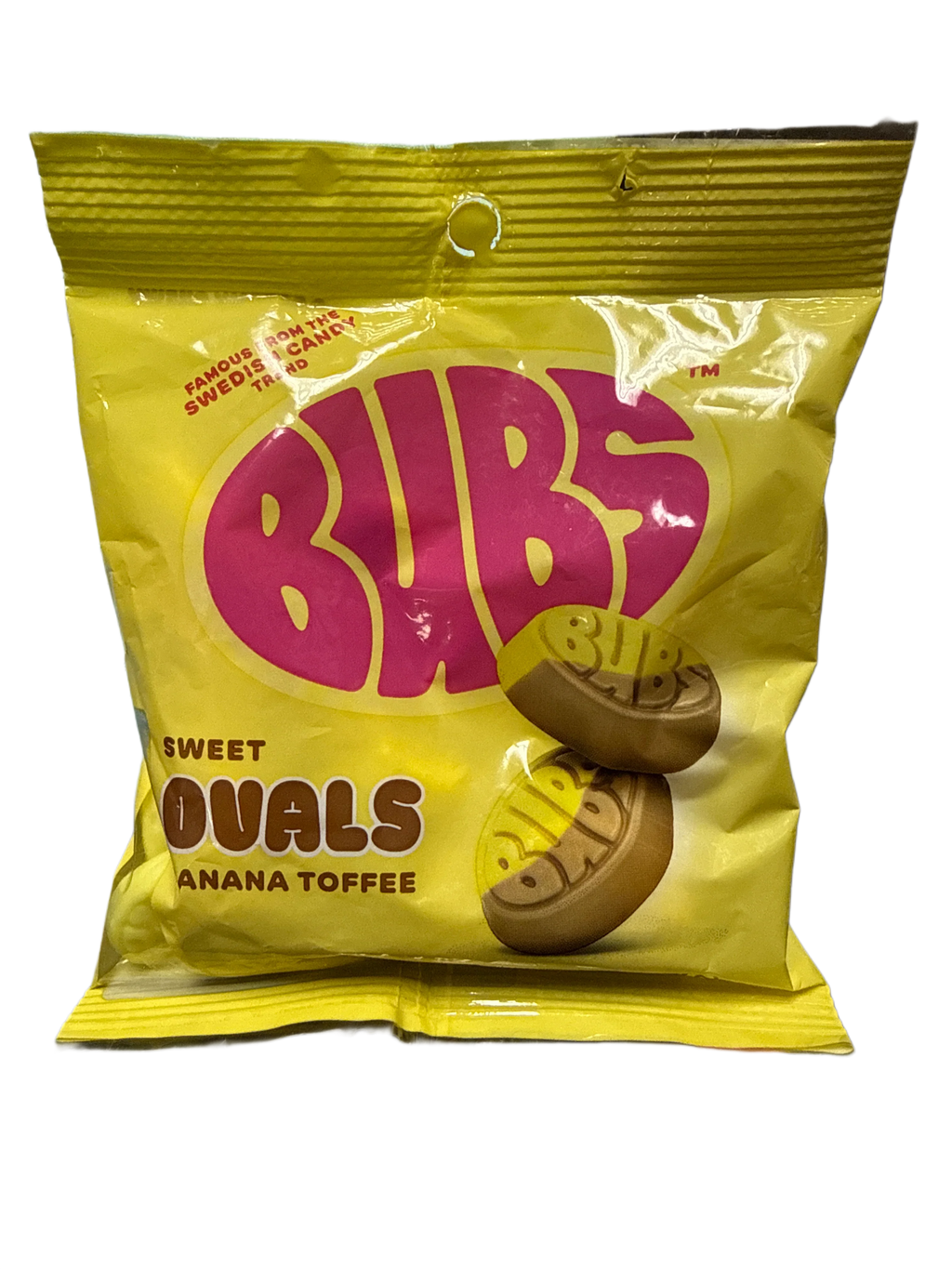 Bubs Goody Sour Ovals Banana Toffee Candy 175G - Swedish Edition