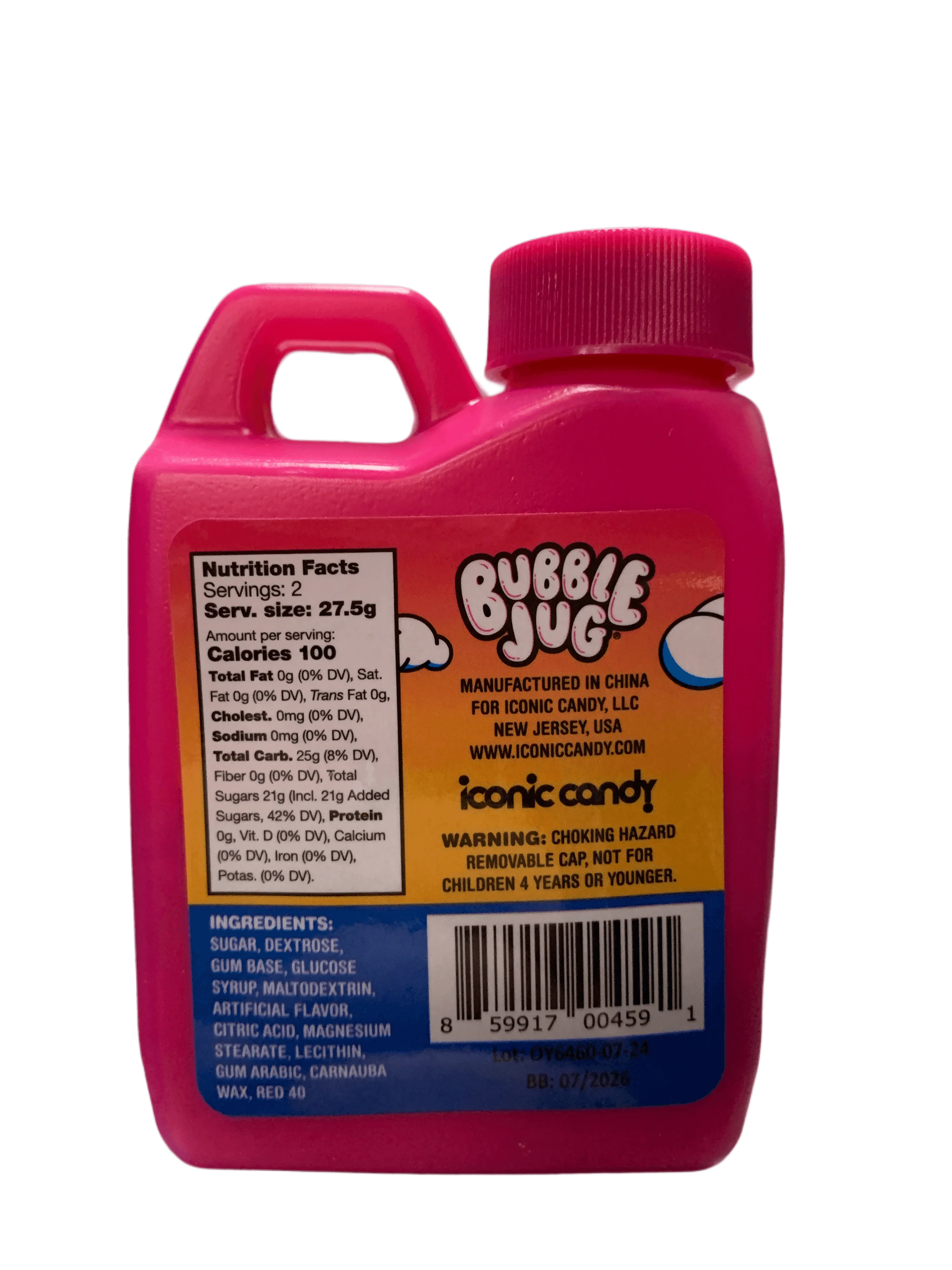 Bubble Jug Tropical Fruit Bubble Gum 27.5G - U.S Edition