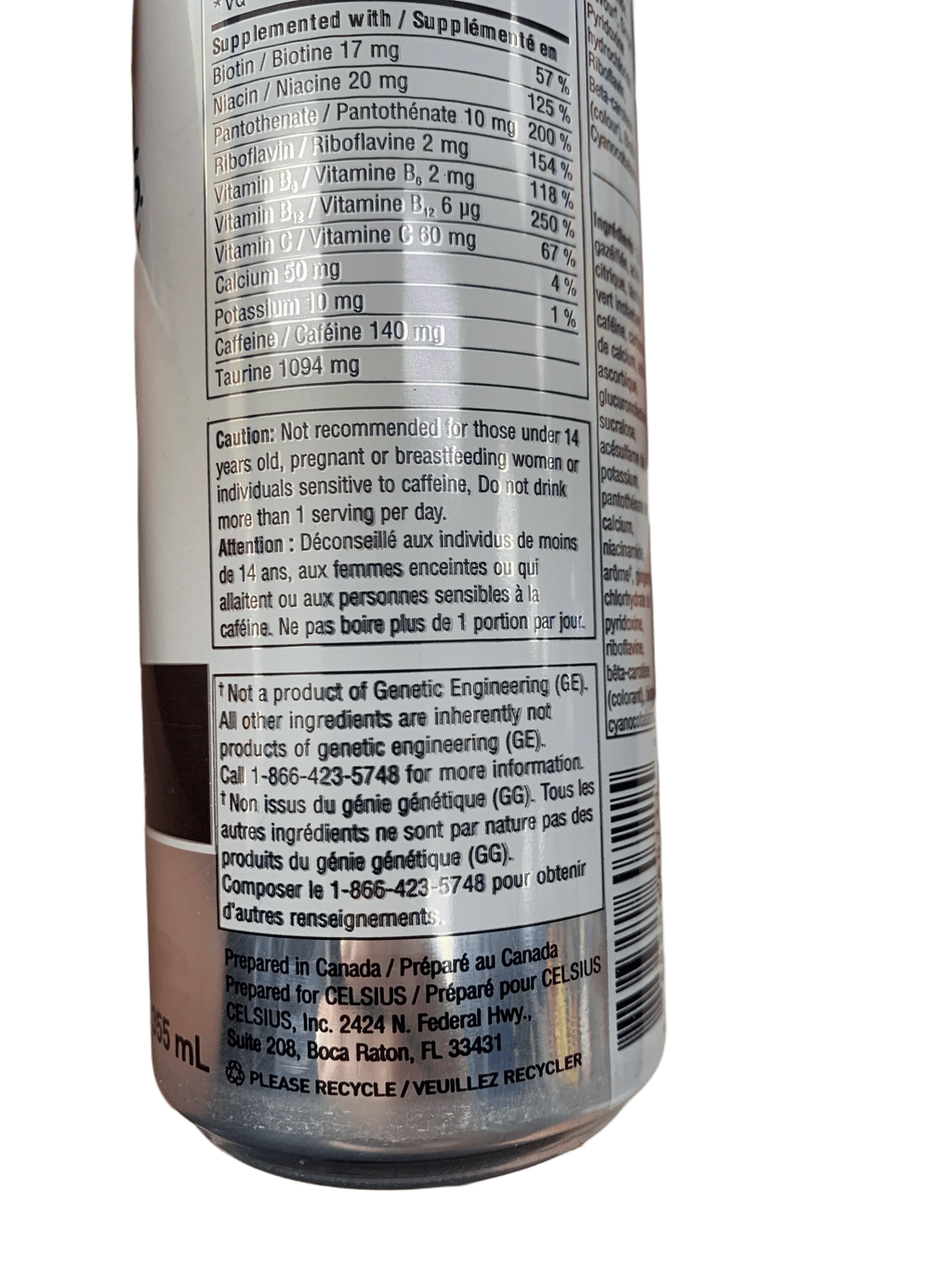 Celsius Sparkling Kiwi Guava Energy Drink 355ML - Canadian Edition