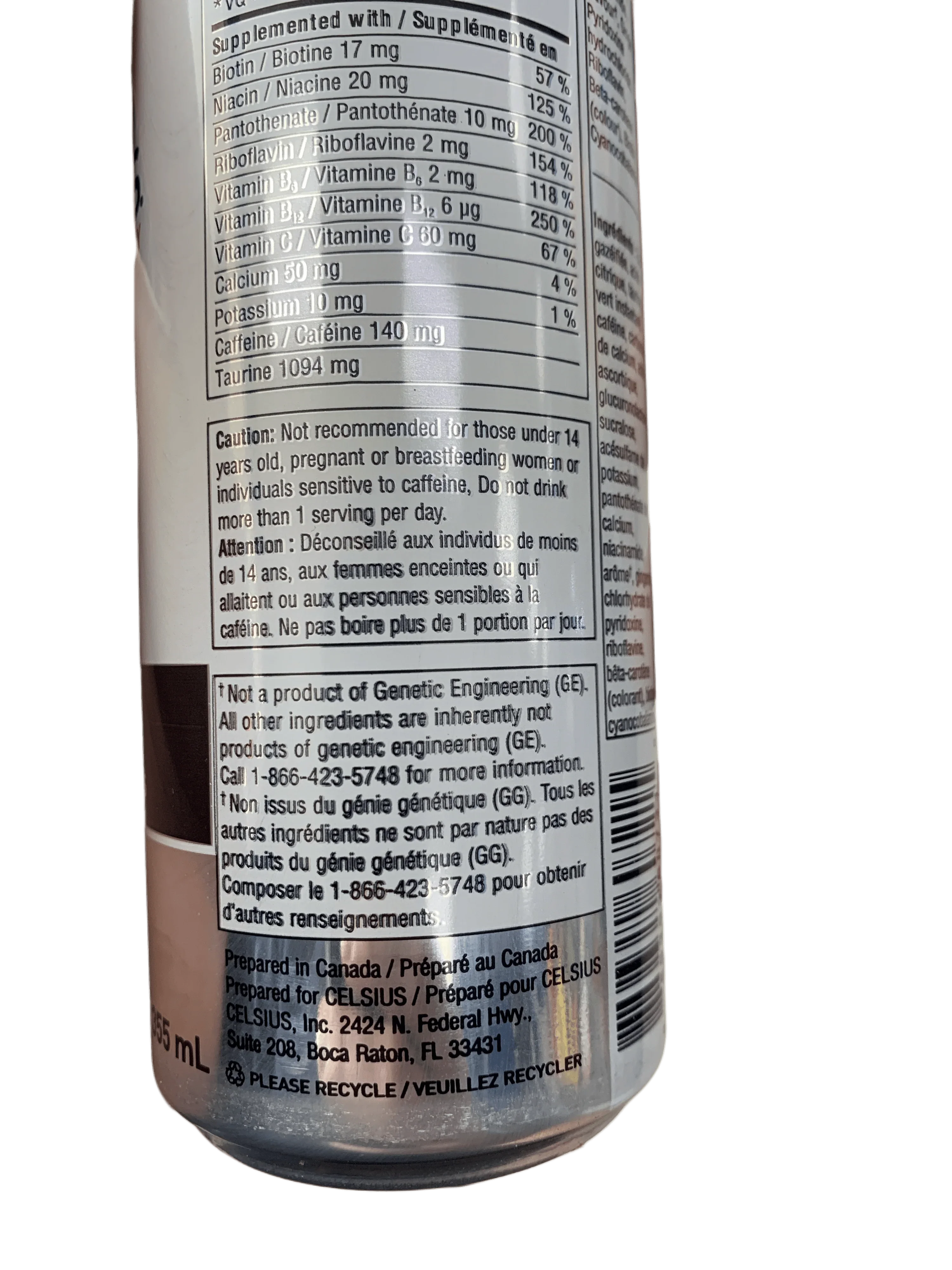 Celsius Sparkling Kiwi Guava Energy Drink 355ML - Canadian Edition
