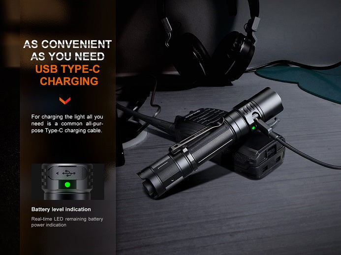 Foundation Issue - PD35R Compact Rechargeable Tactical Flashlight