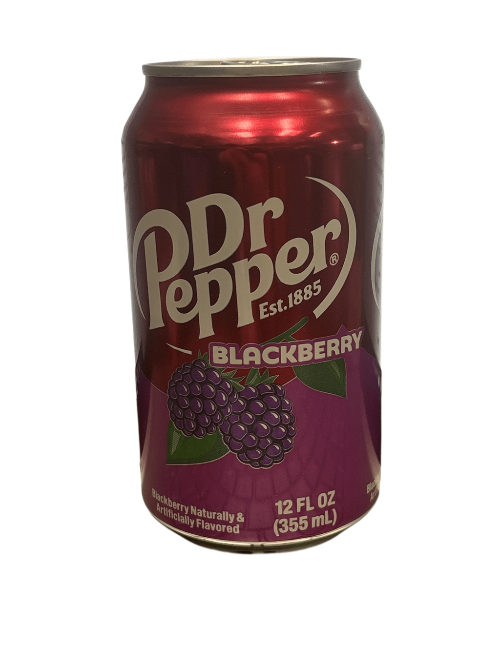 Dr. Pepper Blackberry Soda Can 355ML - U.S Edition