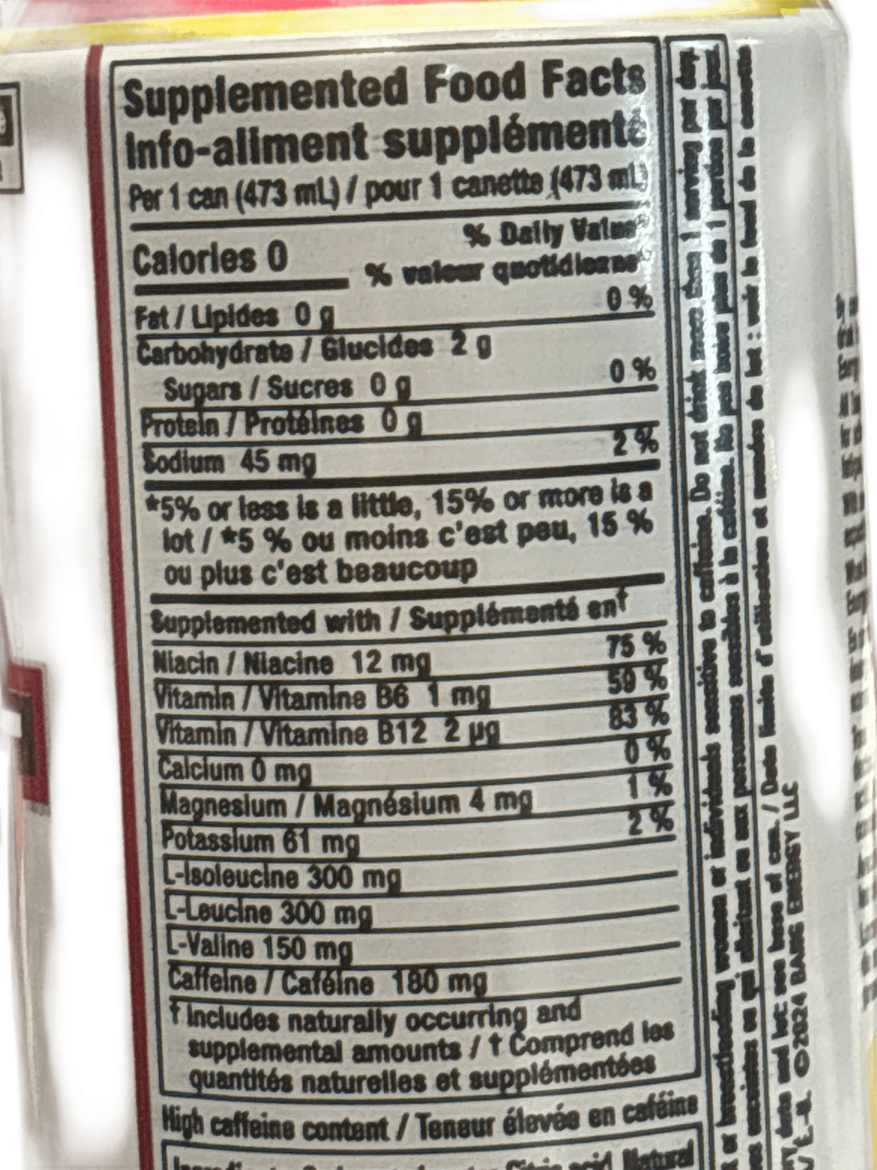 BANG Energy Zero Sugar Black Cherry Drink 473ML - Canada Edition