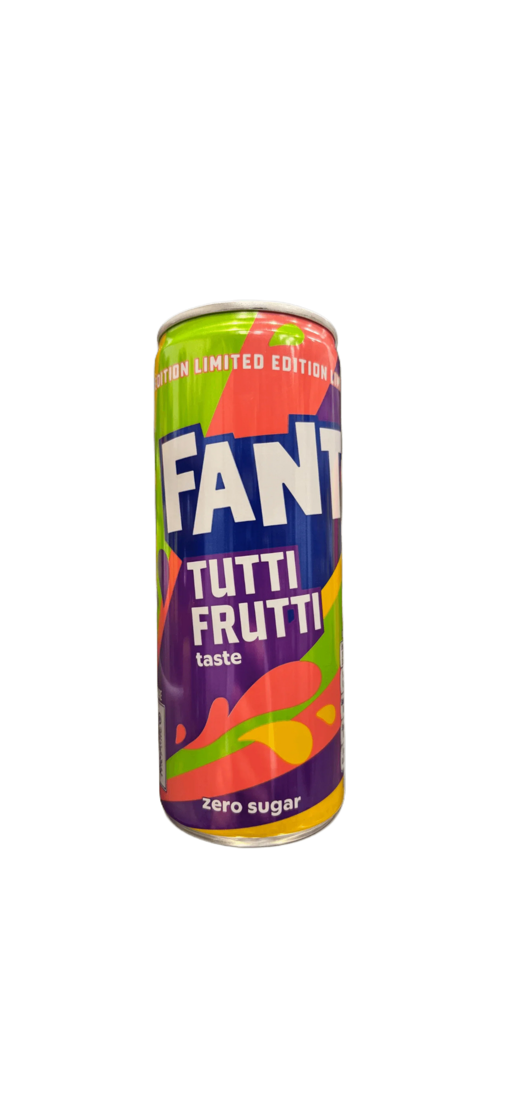 Fanta Tutti Fruitti Taste Zero Sugar Drink 250ML - U.K Limited Edition