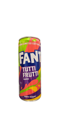 Fanta Tutti Fruitti Taste Zero Sugar Drink 250ML - U.K Limited Edition
