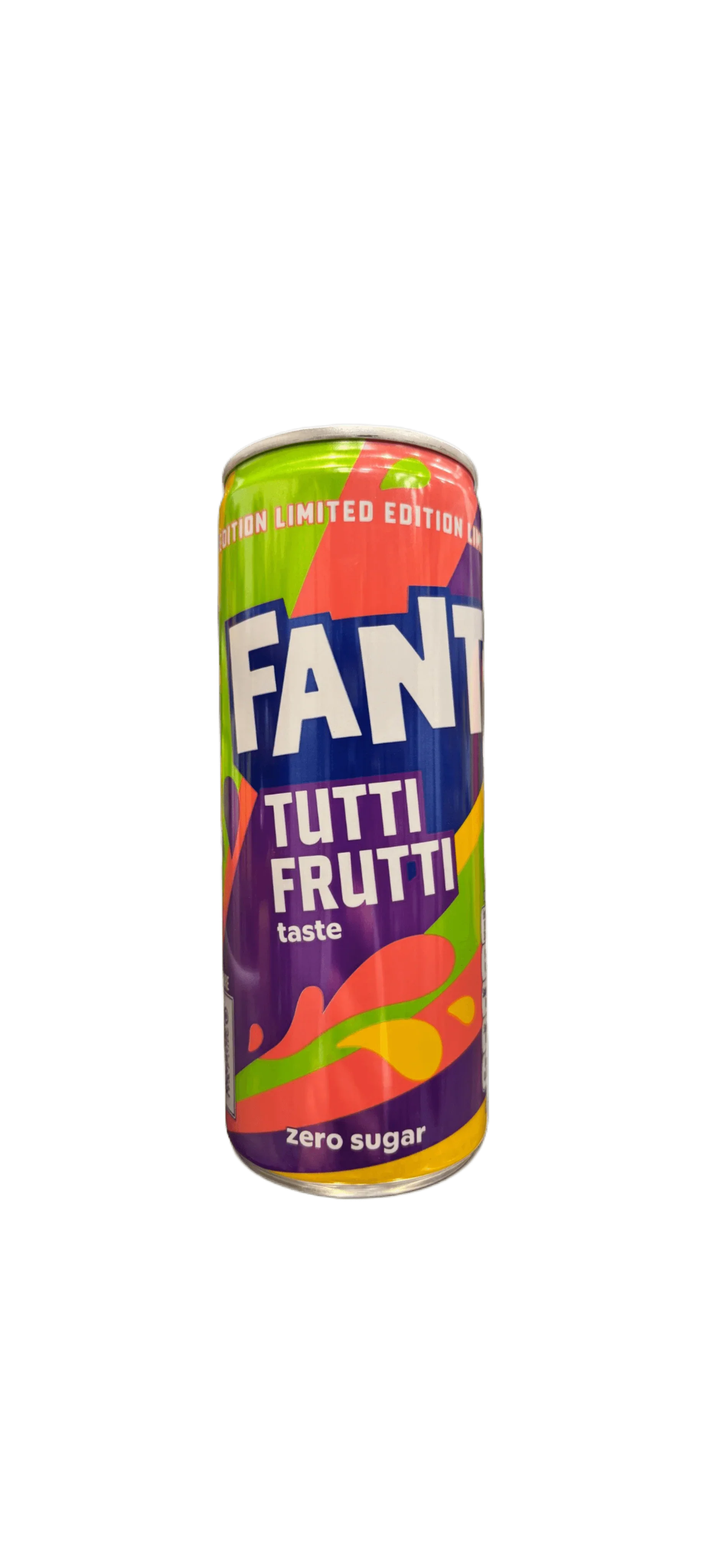 Fanta Tutti Fruitti Taste Zero Sugar Drink 250ML - U.K Limited Edition