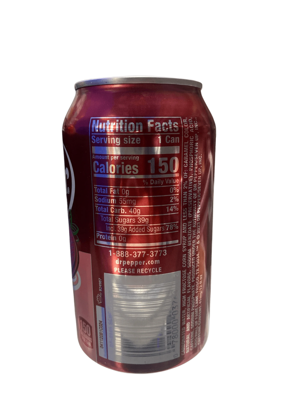 Dr. Pepper Strawberries & Cream Can 355ML - U.S Edition