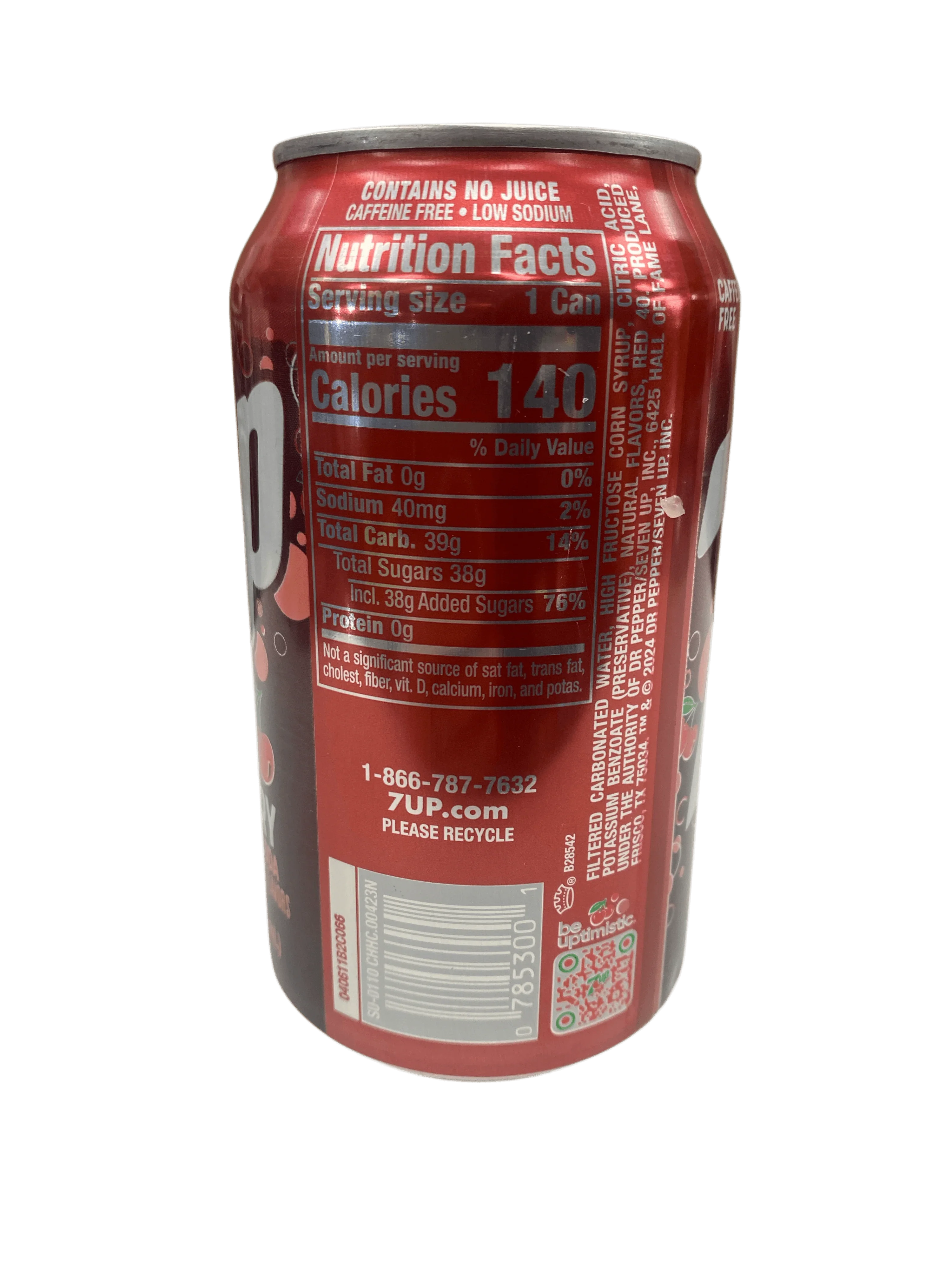 7UP - Cherry Can 355mL - U.S Edition