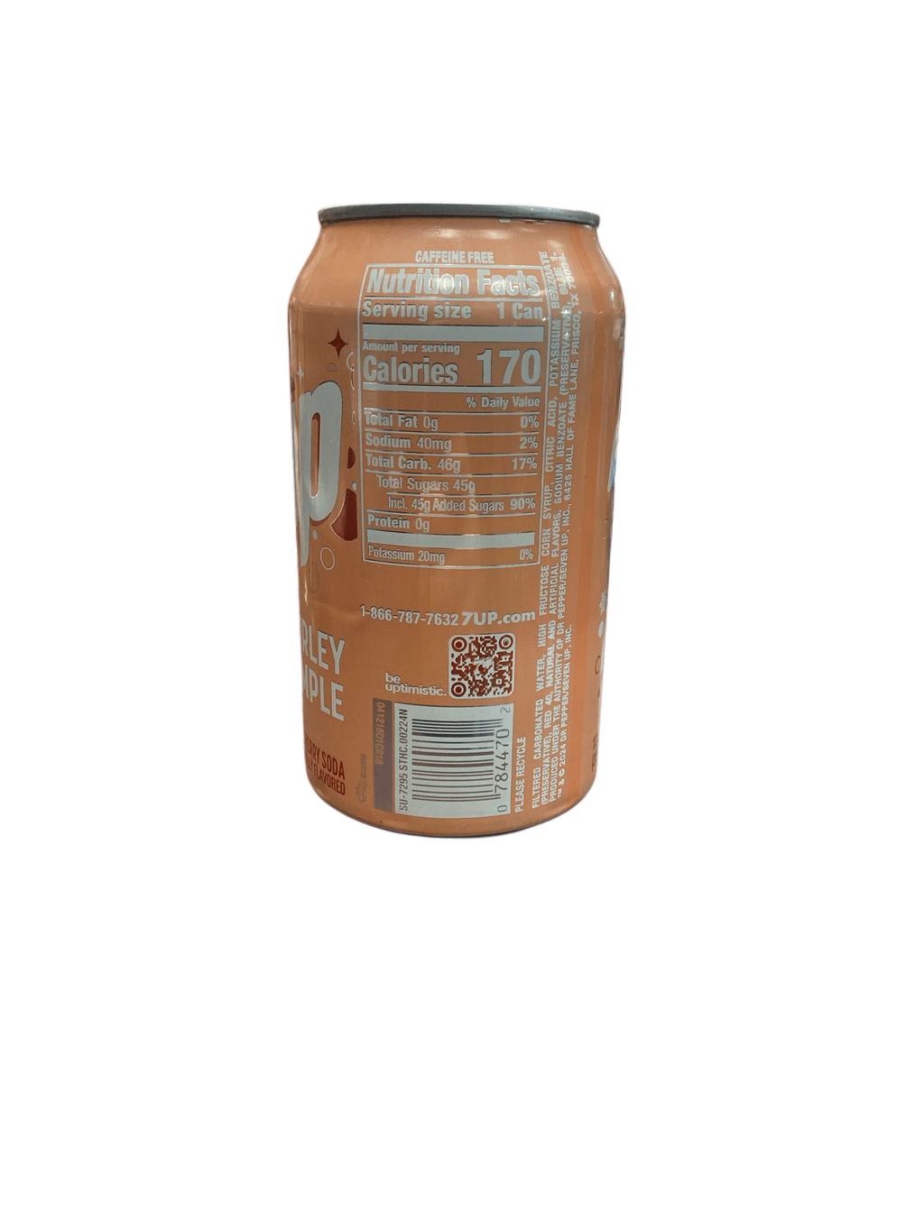 7UP Shirley Temple 355ML Limited Edition