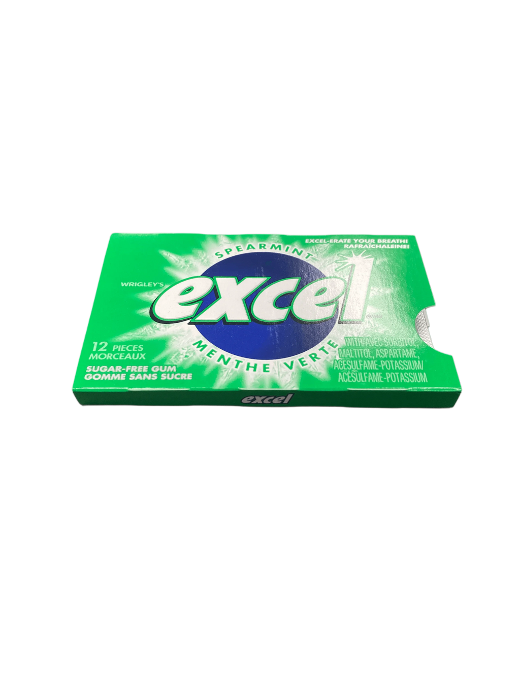 Excel Spearmint Gum 12 Pieces - Canadian Edition