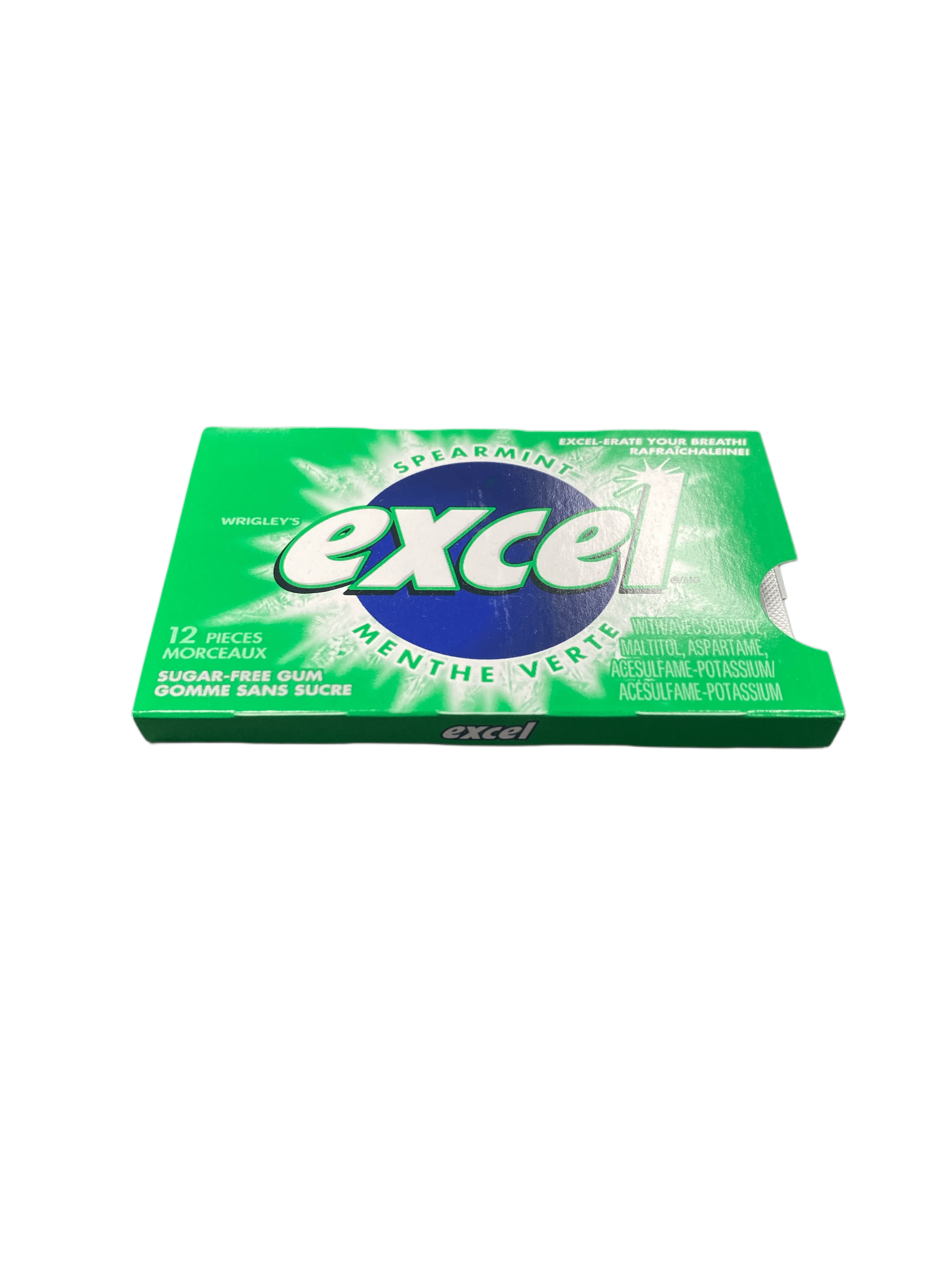 Excel Spearmint Gum 12 Pieces - Canadian Edition