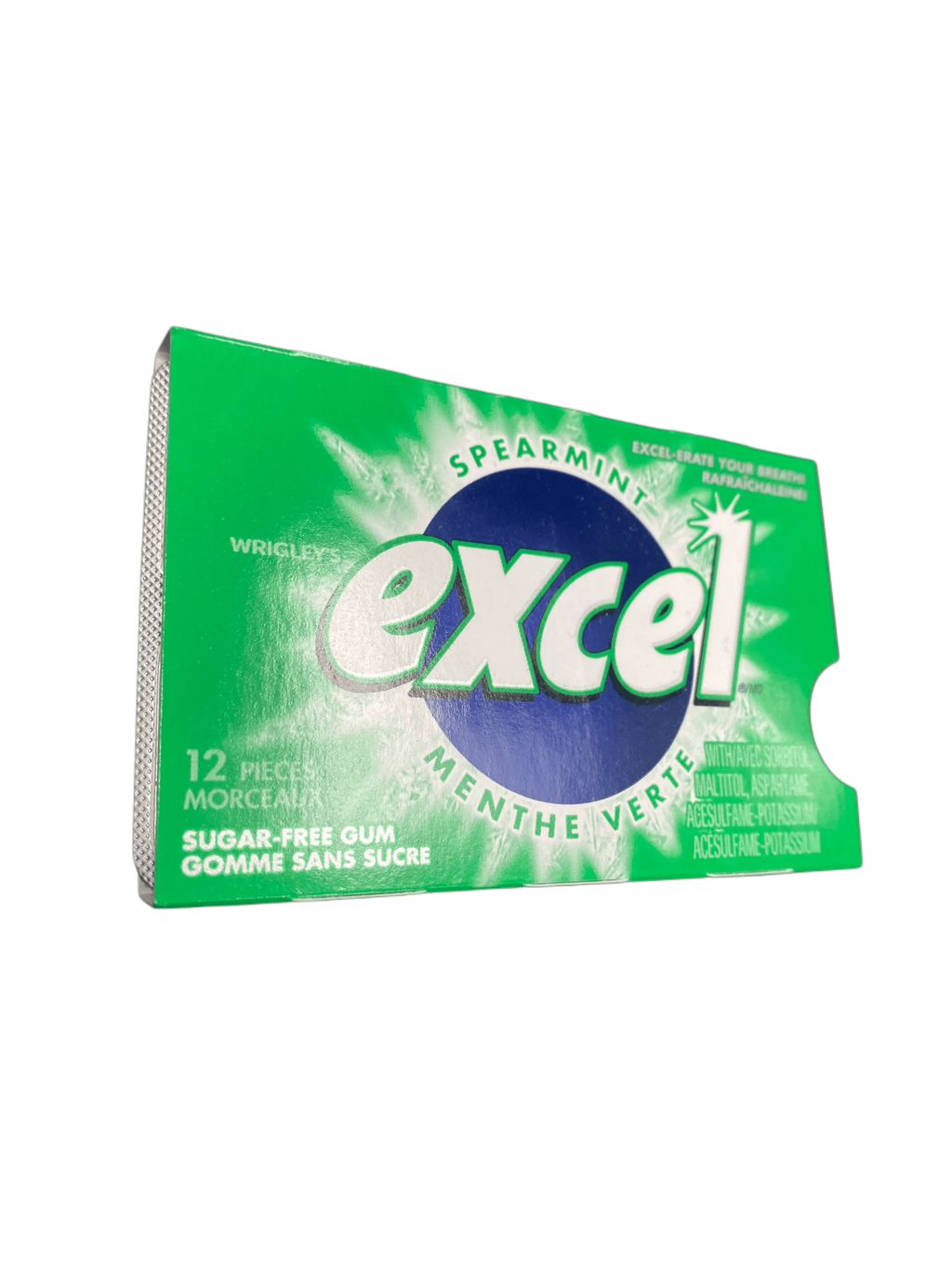 Excel Spearmint Gum 12 Pieces - Canadian Edition
