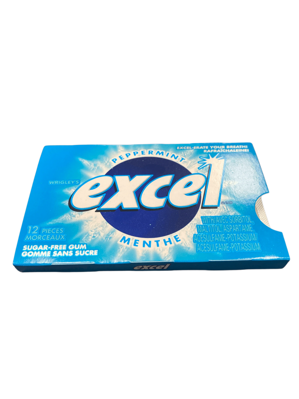 Excel Peppermint Gum 12 Pieces - Canadian Edition