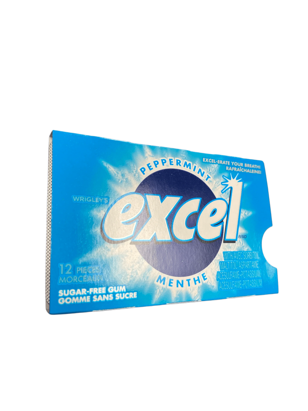 Excel Peppermint Gum 12 Pieces - Canadian Edition