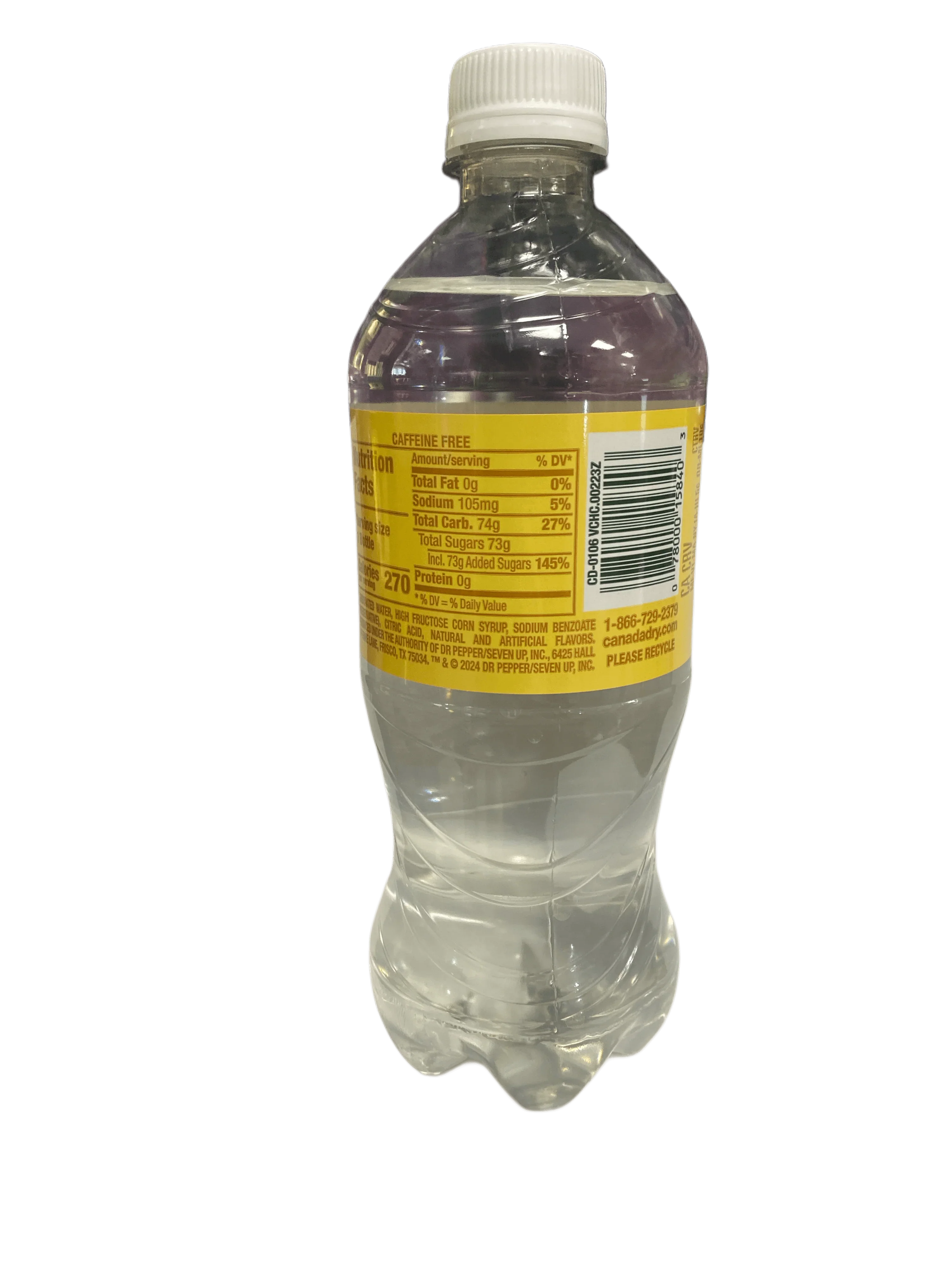 Canada Dry Vanilla Cream 591ML - U.S Edition