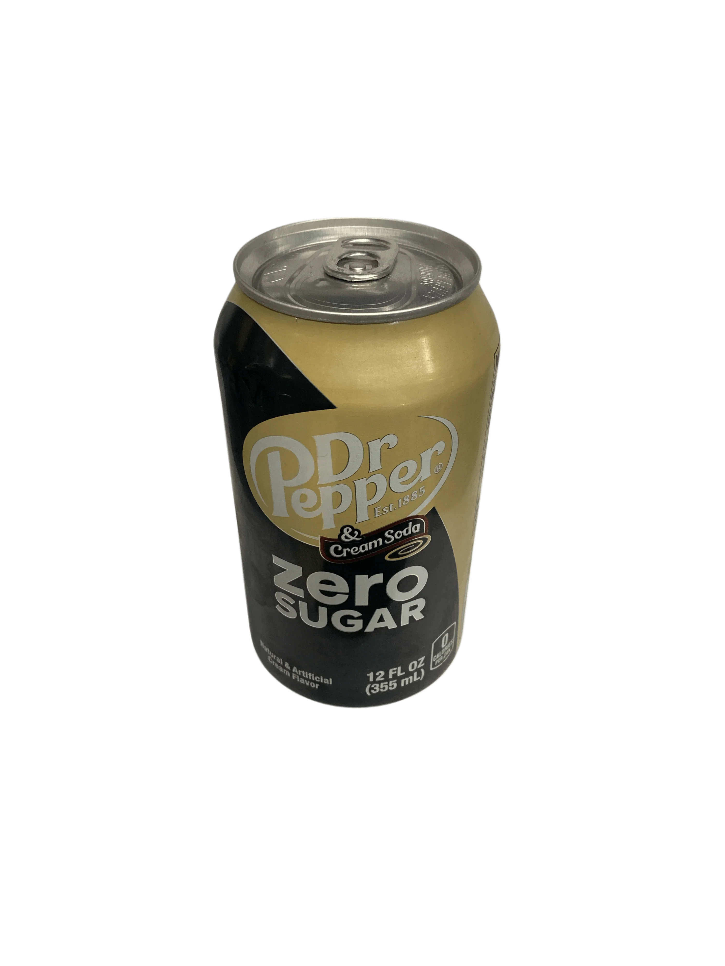 Dr. Pepper & Cream Soda Zero Sugar 12OZ - U.S Edition