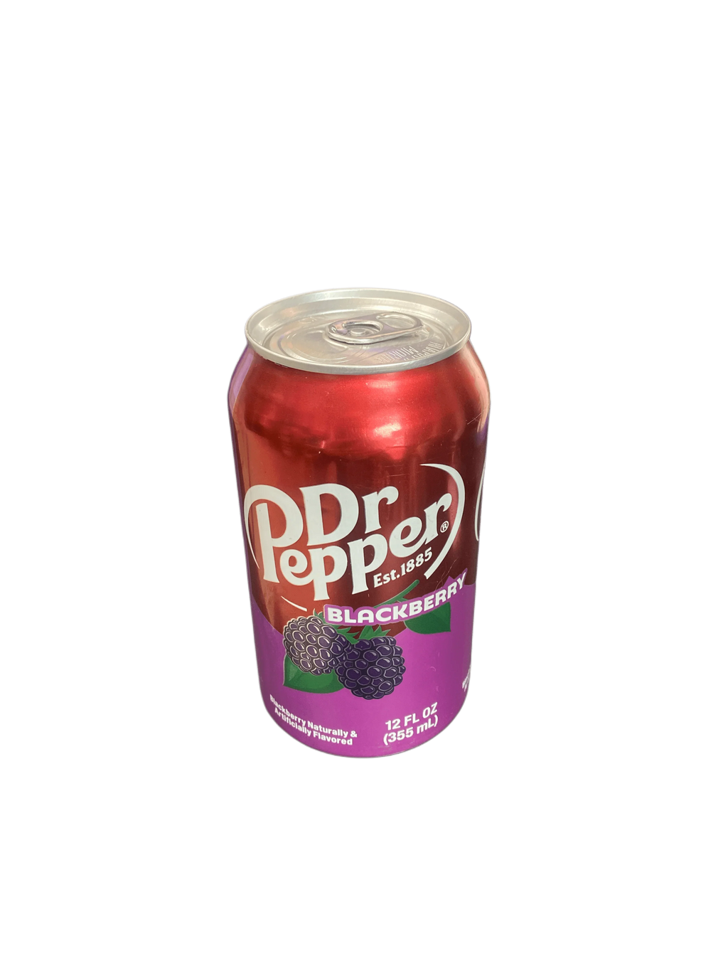 Dr. Pepper Blackberry Soda Can 355ML - U.S Edition