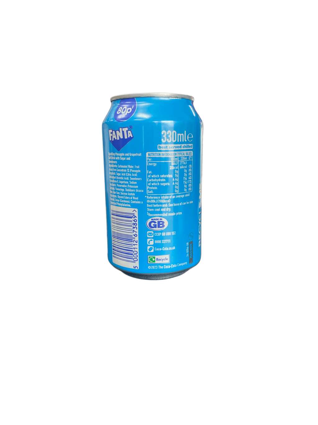 Fanta Pineapple & Grapefruit Can 330ML