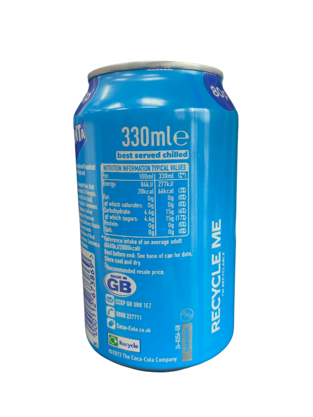 Fanta Pineapple & Grapefruit Can 330ML