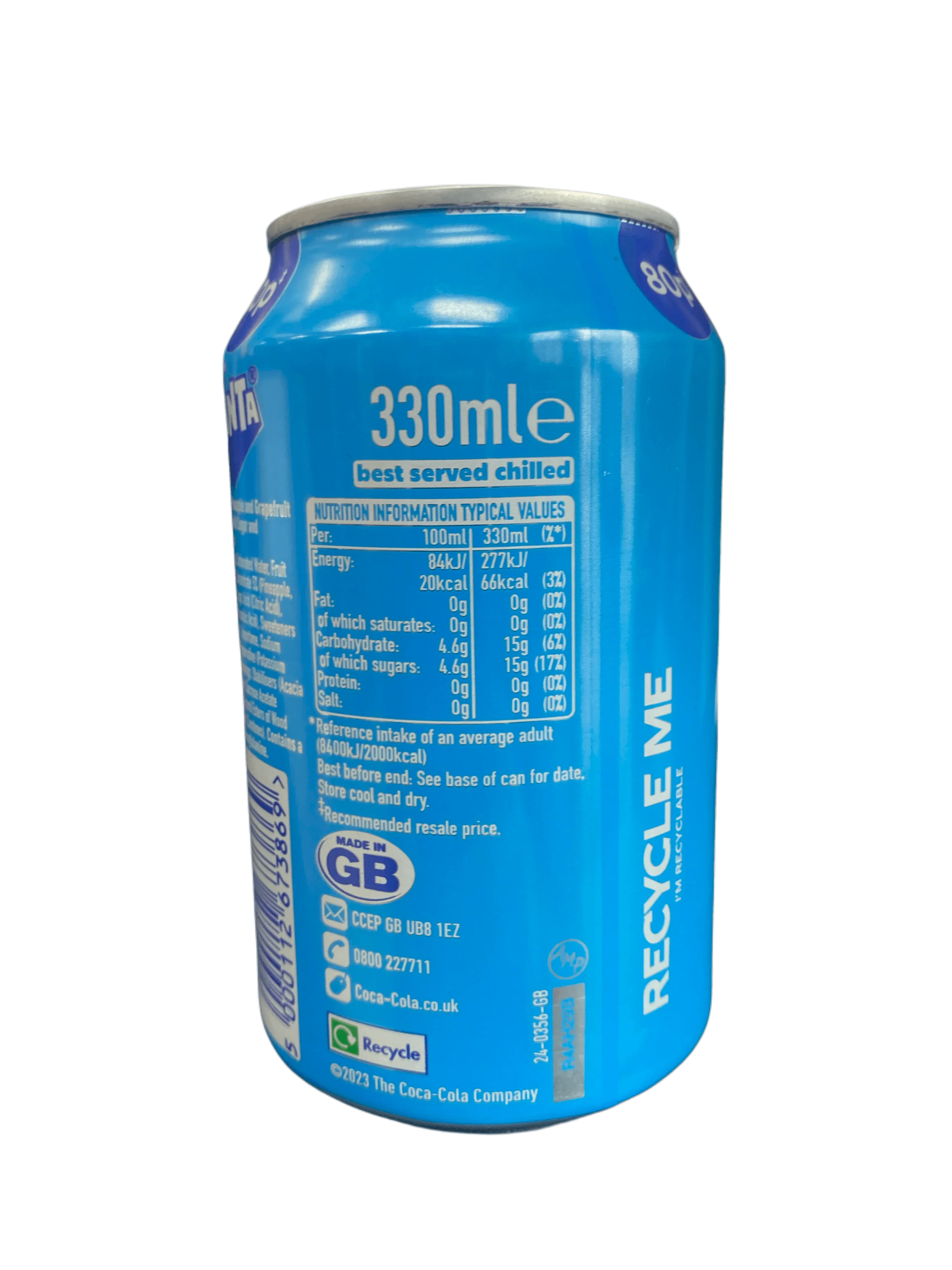 Fanta Pineapple & Grapefruit Can 330ML