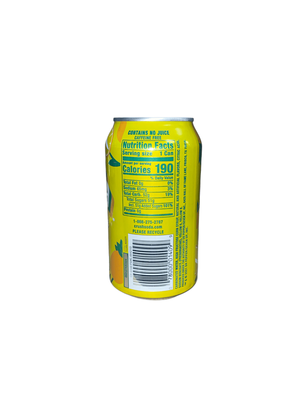 Crush Pineapple Soda Can 355ML