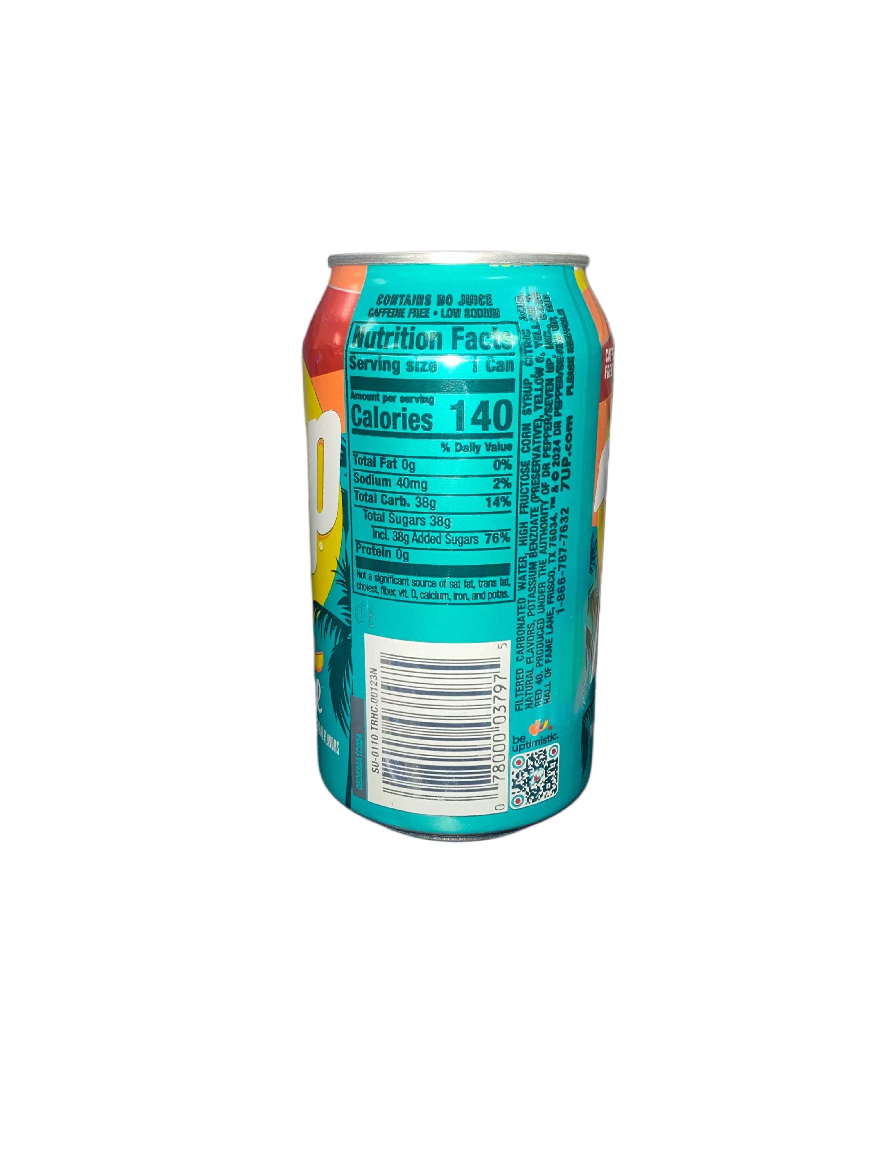 7UP Tropical Can 355ML - U.S Edition