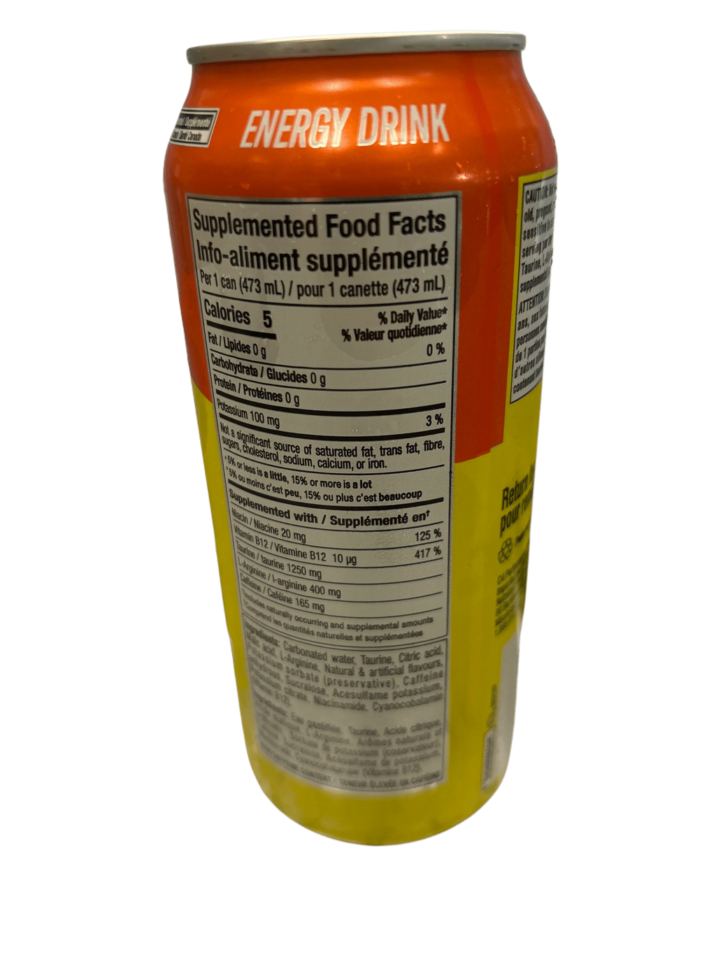 C4 Performance Energy Zero Sugar Orange Slice 473ML