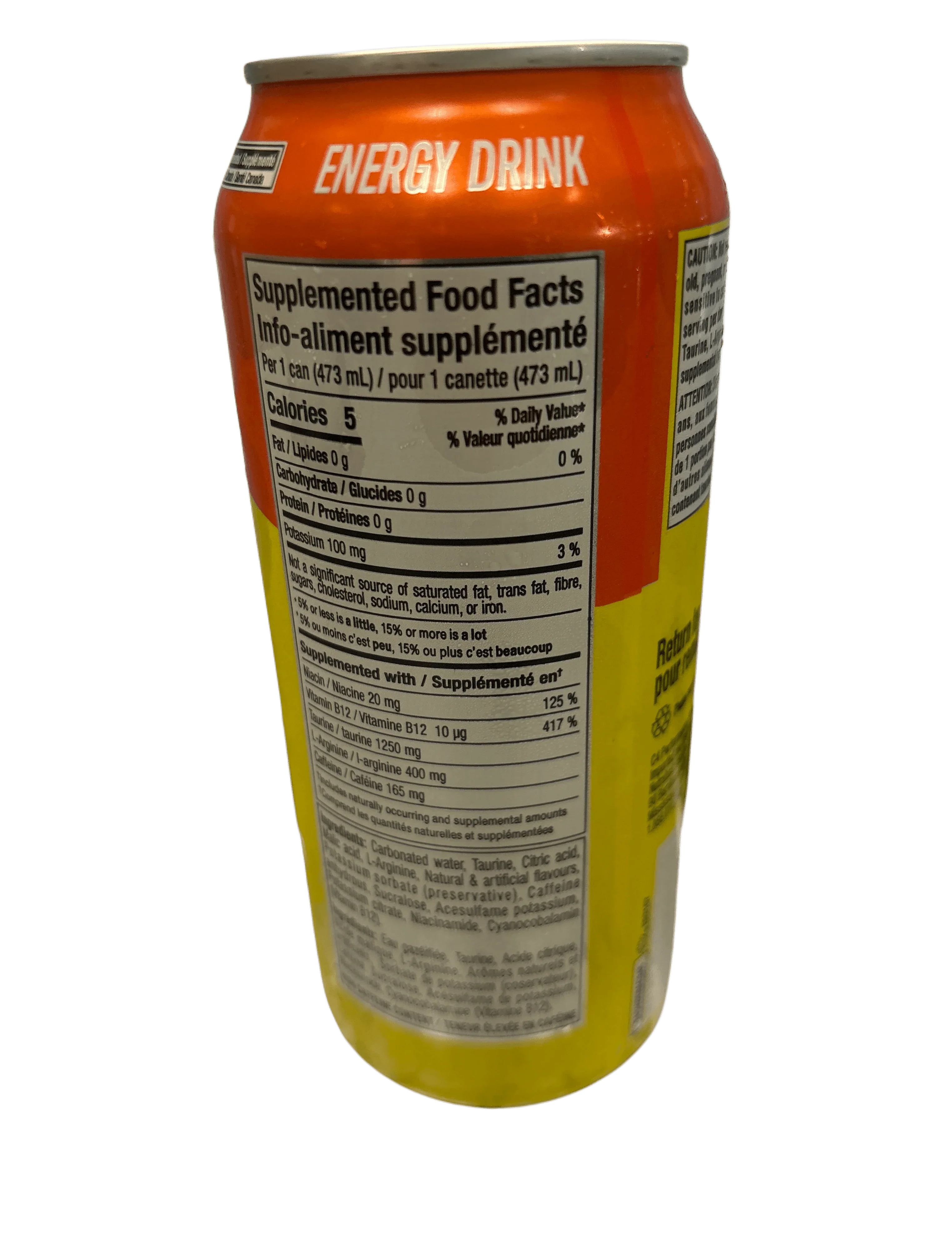 C4 Performance Energy Zero Sugar Orange Slice 473ML
