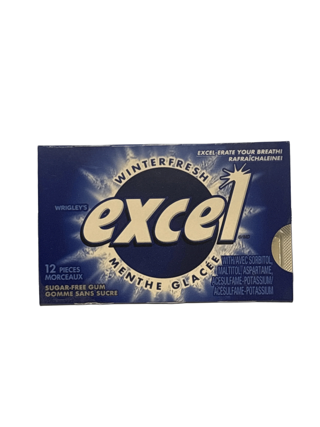 Excel Winter Fresh Gum 12 Pieces - Canadian Edition