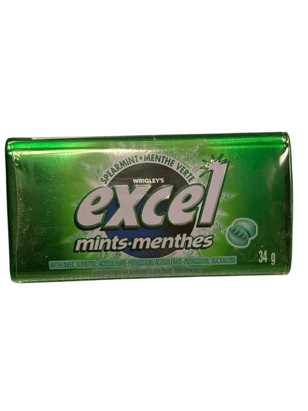 Excel Spearmint Mints 34G