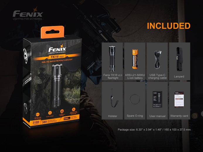 Foundation Issue - TK16 V2.0 3100 Lumen Tactical Flashlight