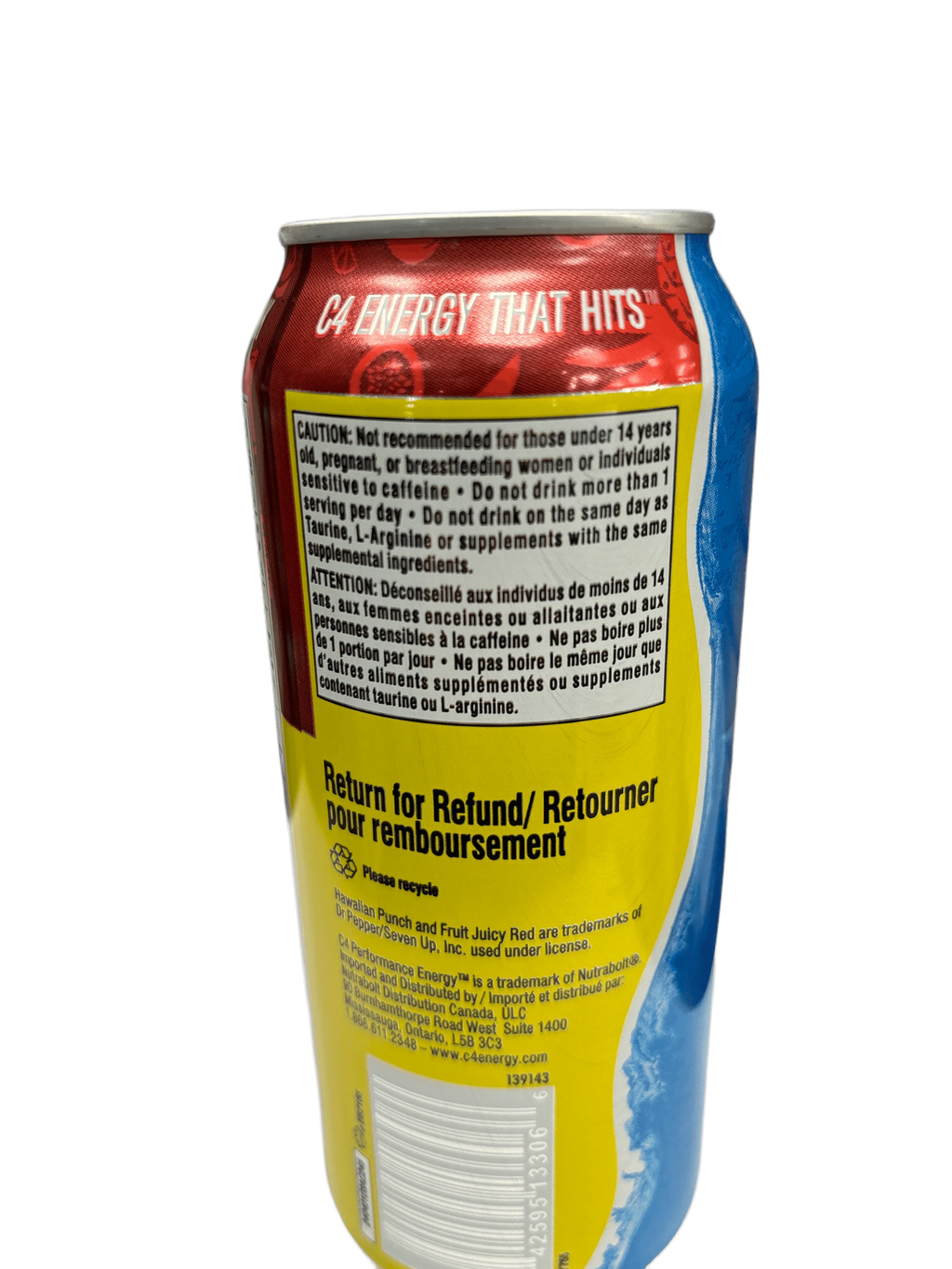 C4 Hawaiian Punch Fruit Juicy Red Energy Drink