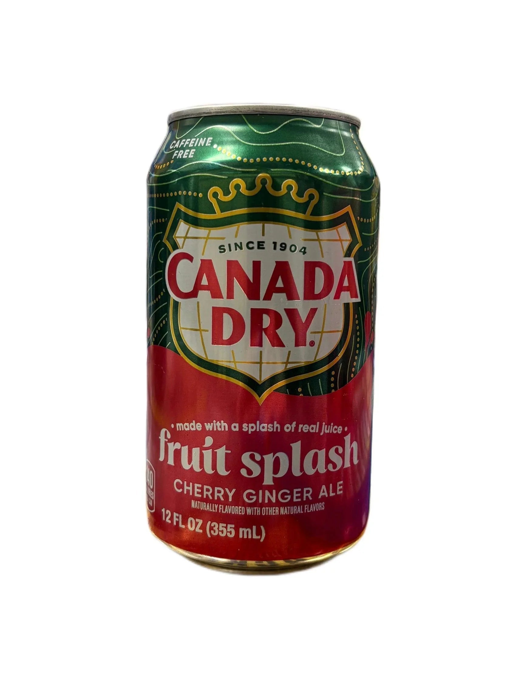 Canada Dry Fruit Splash Cherry 12OZ - U.S Edition