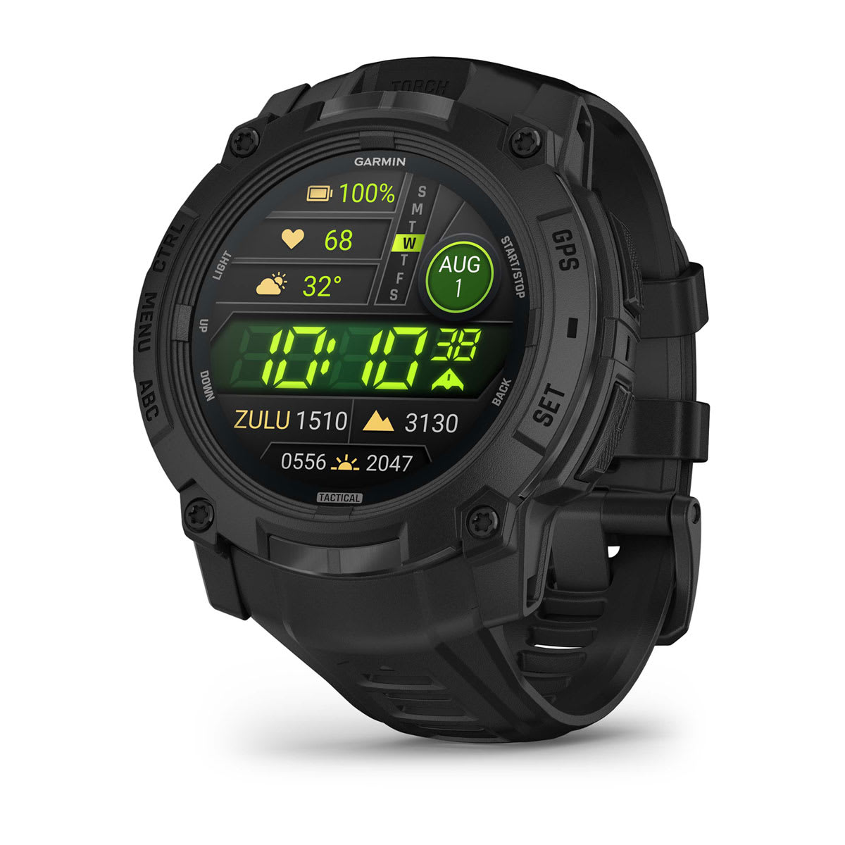 Foundation Issue - 3 – 50 mm, AMOLED, Tactical Edition Black with Black Band