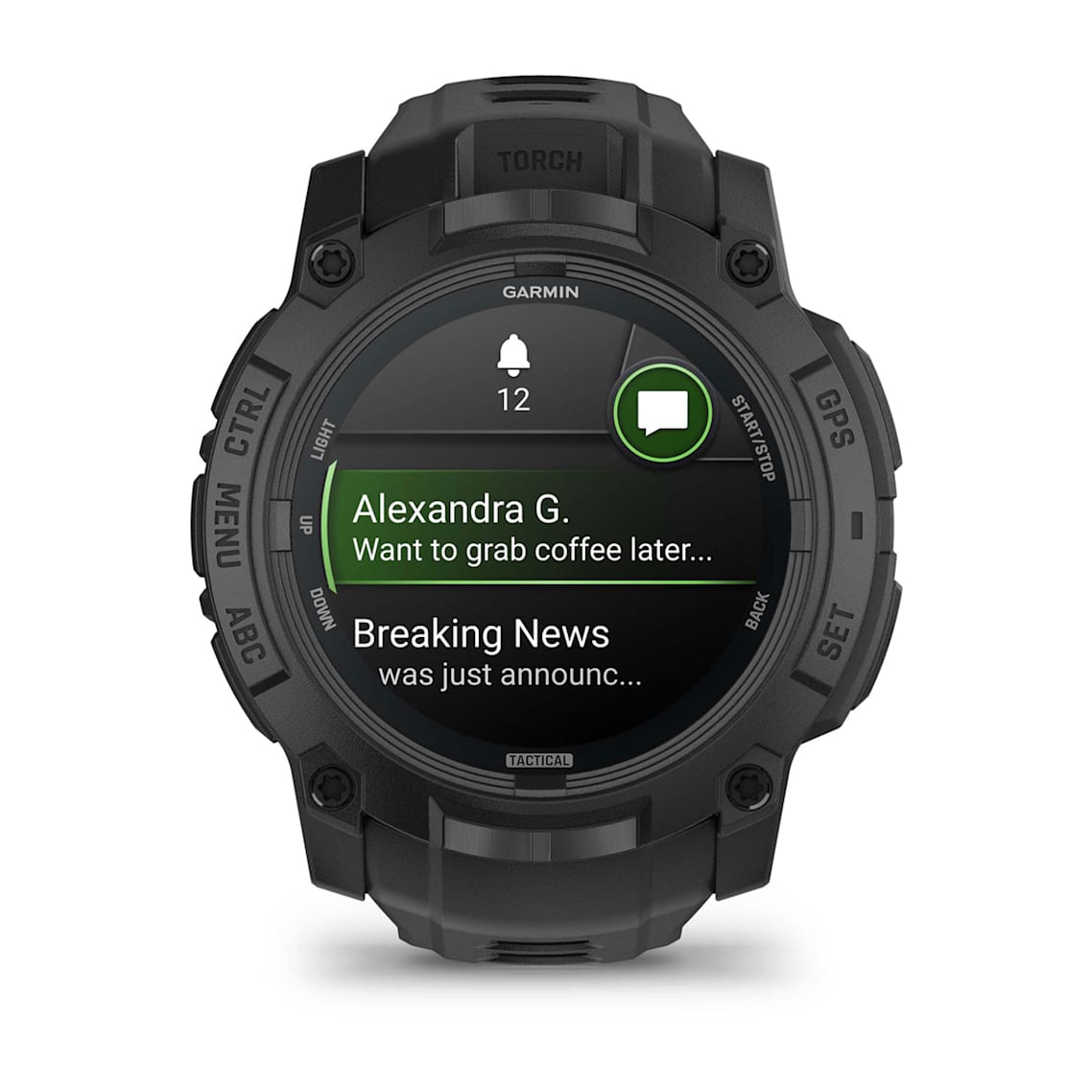 Foundation Issue - 3 – 50 mm, AMOLED, Tactical Edition Black with Black Band